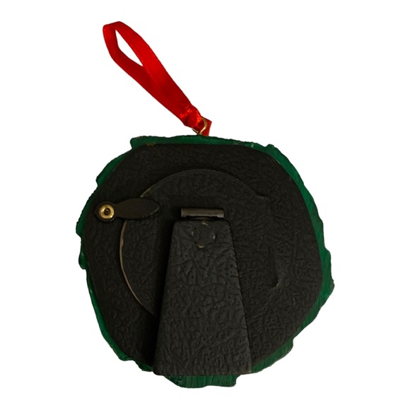 VTG Givenchy Holiday Wreath Picture Frame Christmas Tree Ornament - Picture 3 of 4